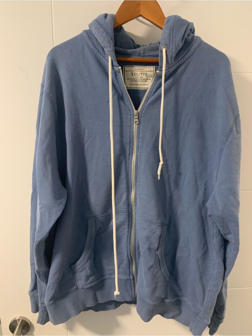 4/$20 Old Navy Men’s Blue Full-Zip Hoodie Sweatshirt A13